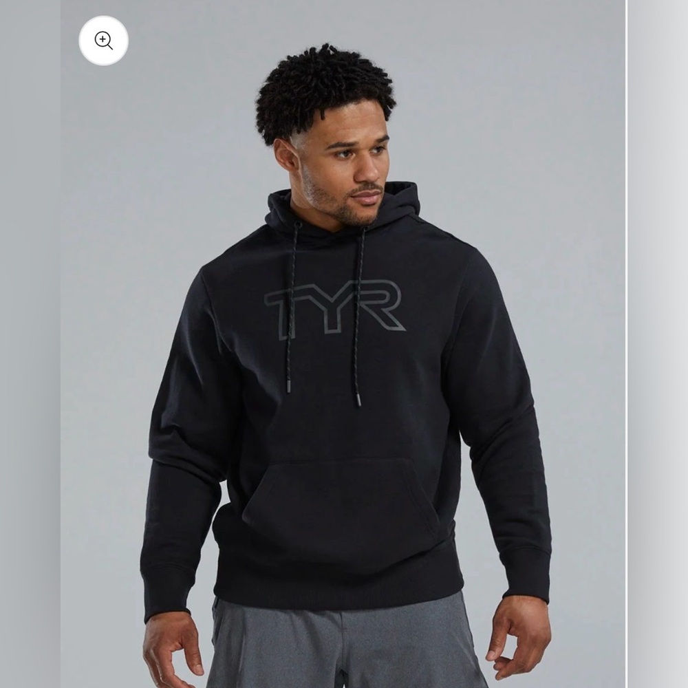 TYR Men's Black Hoodie with WZA Miami Logo - Picture 3 of 3